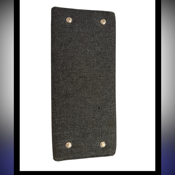 Kate Spade New York Leather Shoulder Straps Tote Bag w Wool Exterior - Picture 4 of 4